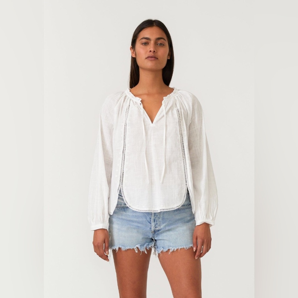 Lovestitch White Moon Glow Blouse